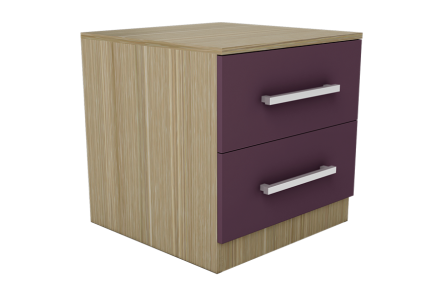 MORF N CHANT ROYAL PURPLE BEDSIDE TABLE