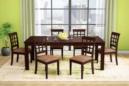 LEO 6 SEATER DINING TABLE SET