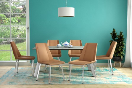 MARBELA 6 SEATER DINING TABLE