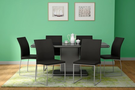 NEO APPLE 6 SEATER DINING TABLE SET