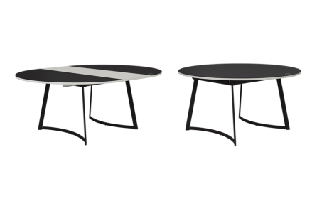 SALT & PEPPER EXPANDABLE DINING TABLE