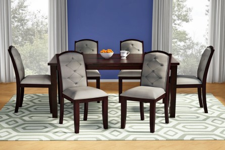 TIMBERLAND 6 SEATER DINING TABLE SET