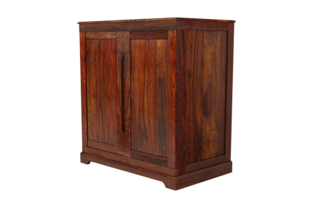 BOURBON SOLID WOOD BAR CABINET