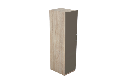 KALISTA WOODEN WARDROBE 1 DOOR (MATT GRAY)