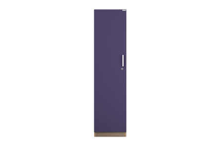 KALISTA WOODEN WARDROBE 1 DOOR (MATT PURPLE)