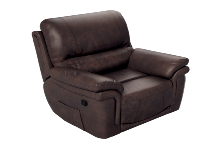 MACKENZIE 1 SEATER RECLINER (BROWN)