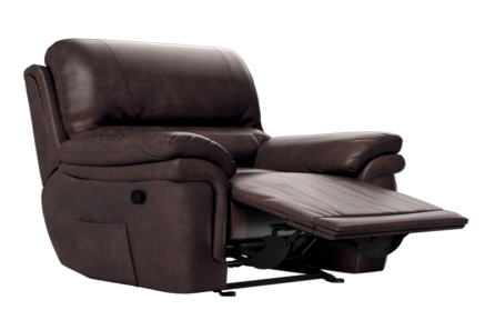 MACKENZIE 1 SEATER RECLINER (BROWN)