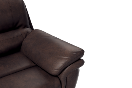 MACKENZIE 1 SEATER RECLINER (BROWN)