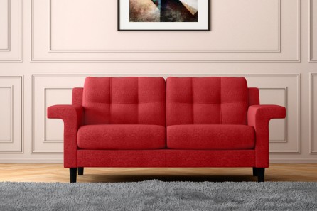 FLIGHT 2 SEATER SOFA (RED)