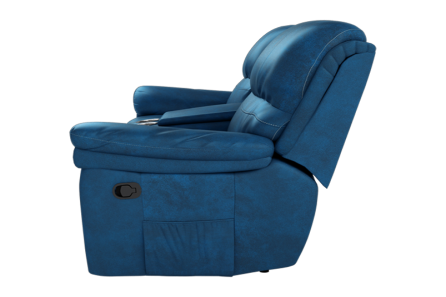 MACKENZIE 2 SEATER RECLINER (BLUE)