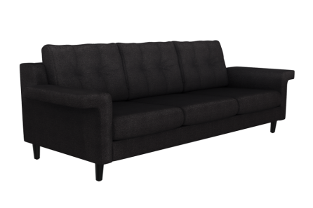 FLIGHT 3 SEATER SOFA (DARK GRAY)