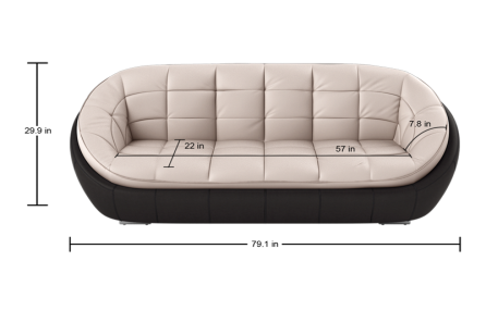 OPULENT ADVANCE 3 SEATER SOFA