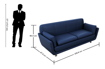 MARINA 3 SEATER SOFA